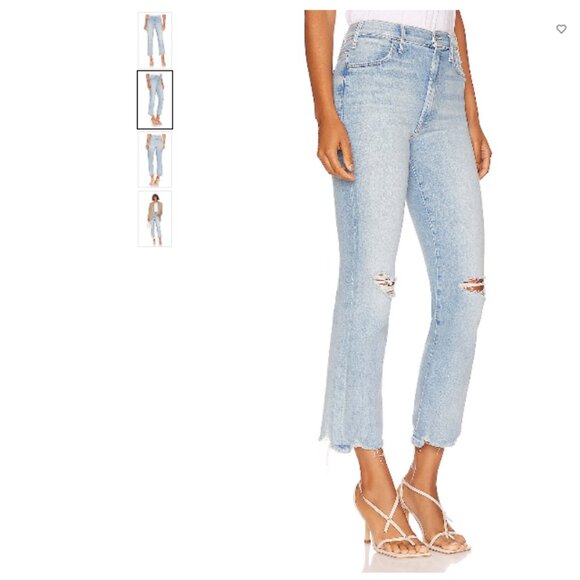 MOTHER | The Hustler Ankle Chew (Petal Plucker) Size 30 NWT - Picture 3 of 10